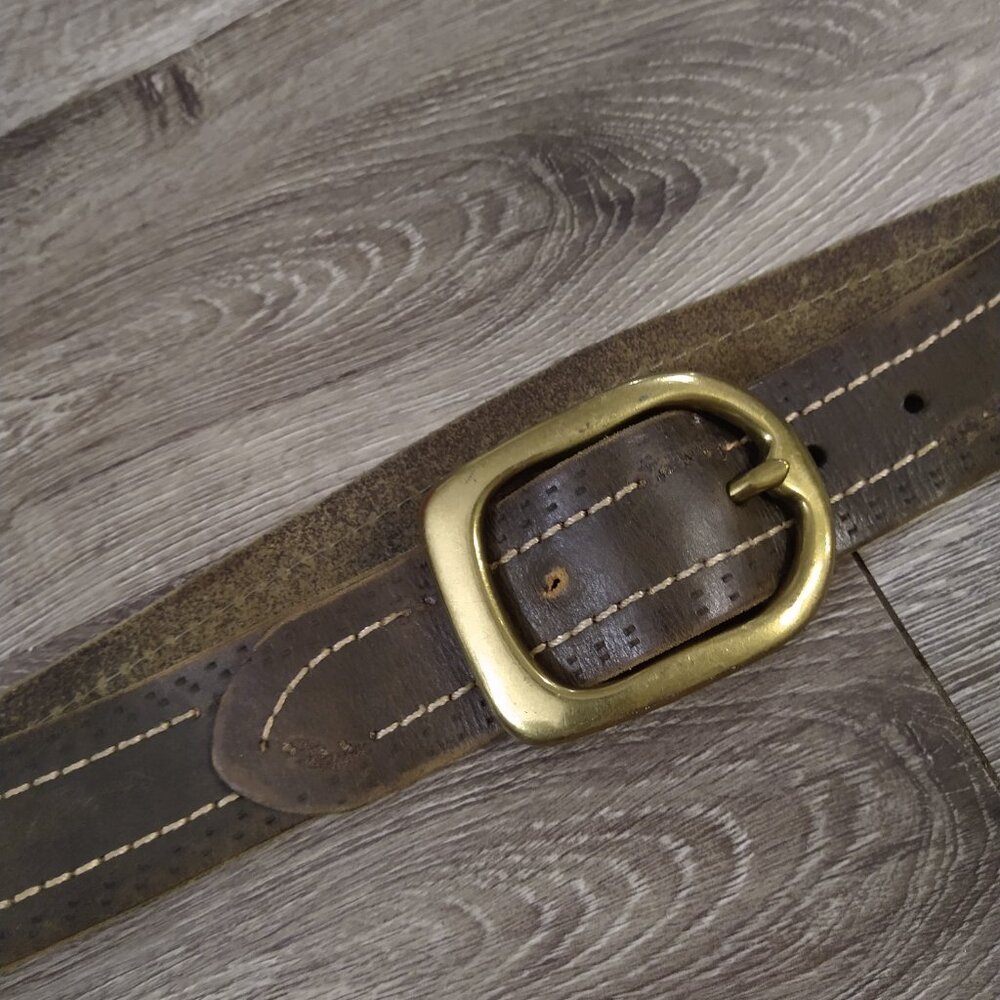 Lucky Brand Men's Genuine Leather Belt - Picture 7 of 8